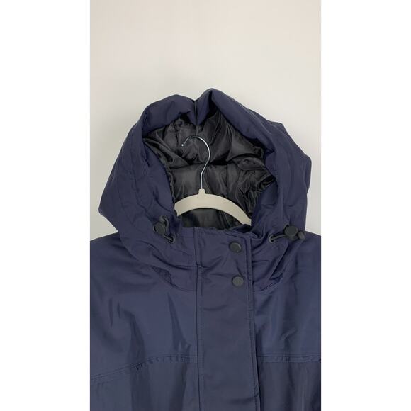 Hunter Original Womens Navy Insulated Parka Rain Jacket Hooded Size Medium NWT - Picture 3 of 8
